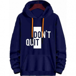 Men's Hooded Neck Regular Fit PC Fleece Dont Quit Printed Hoodie